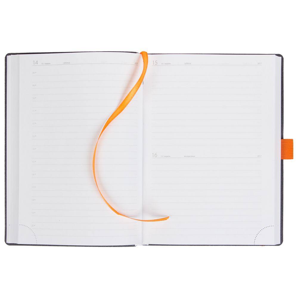 Ежедневник Flex Brand, датированный, оранжевый