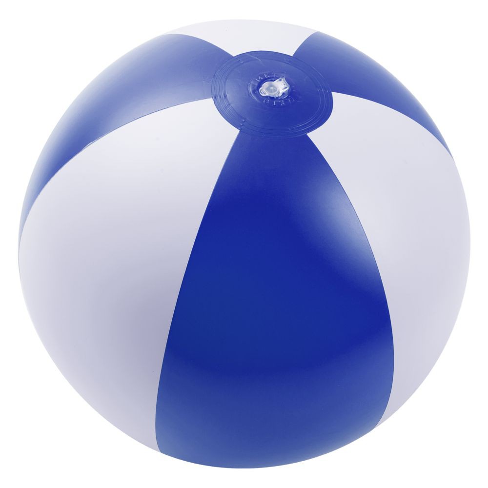 Надувной пляжный мяч Jumper, синий с белым