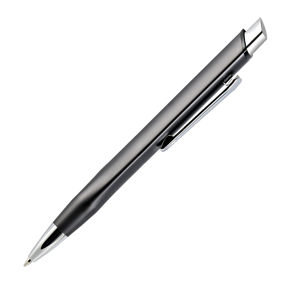 Шариковая ручка, Pyramid, нажимной мех-м,корпус-алюминий, антрацит матовый