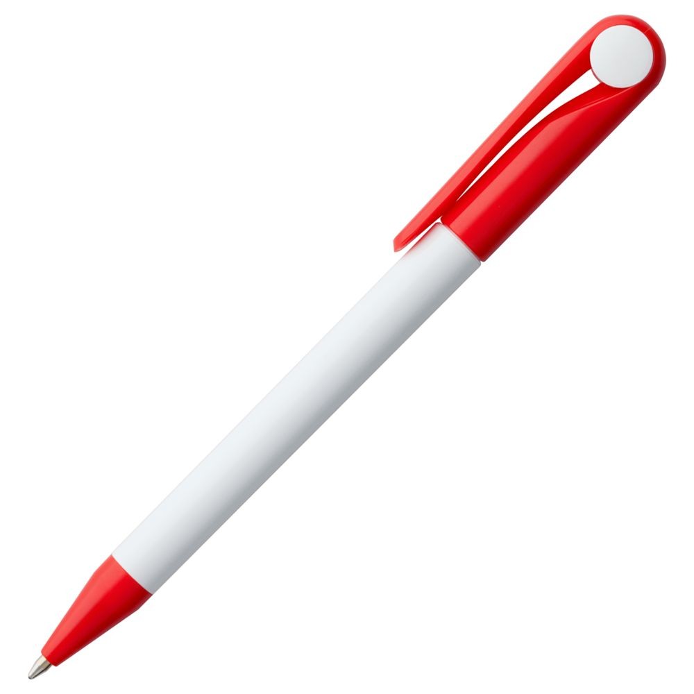 Ручка шариковая Prodir DS1 TPP, белая с красным