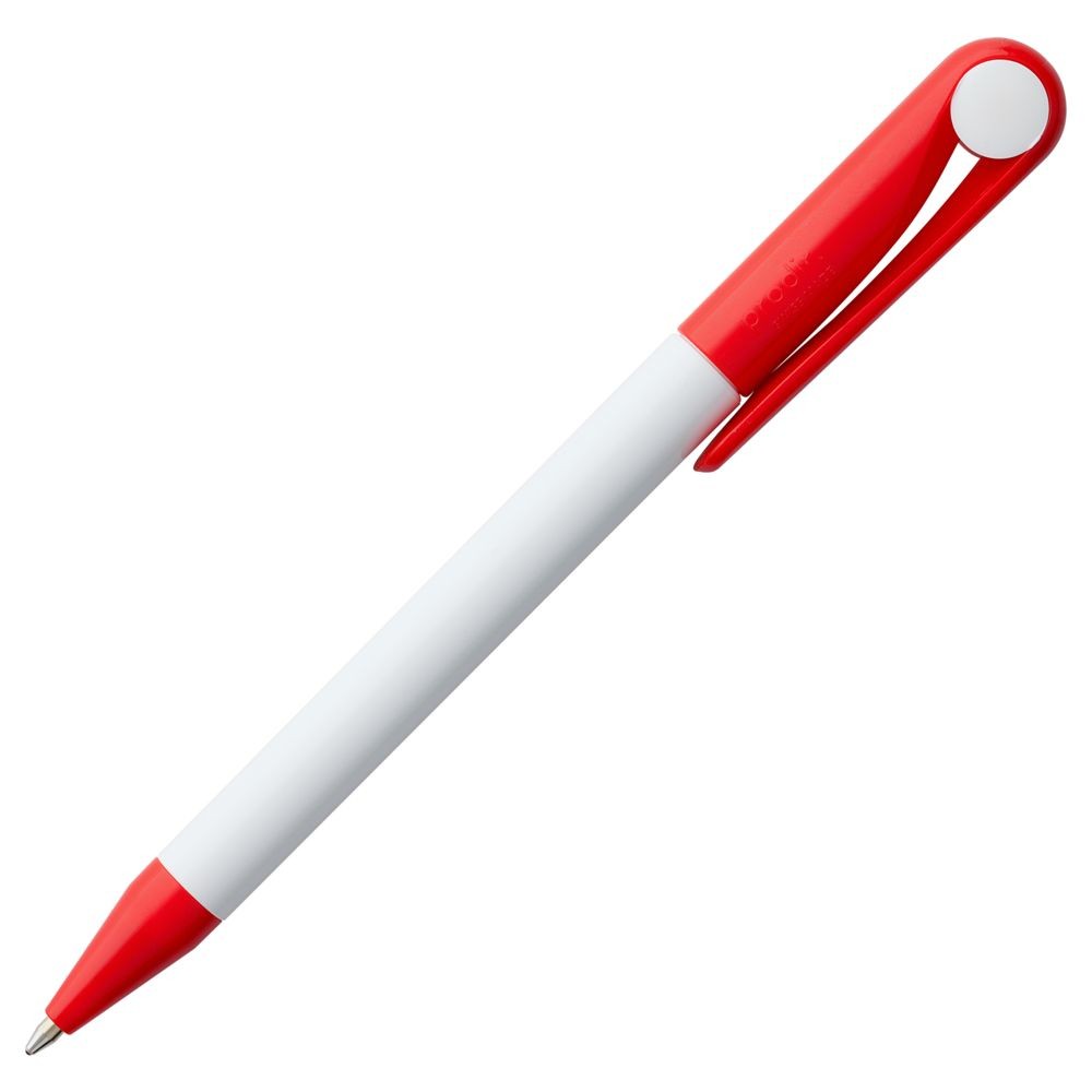Ручка шариковая Prodir DS1 TPP, белая с красным
