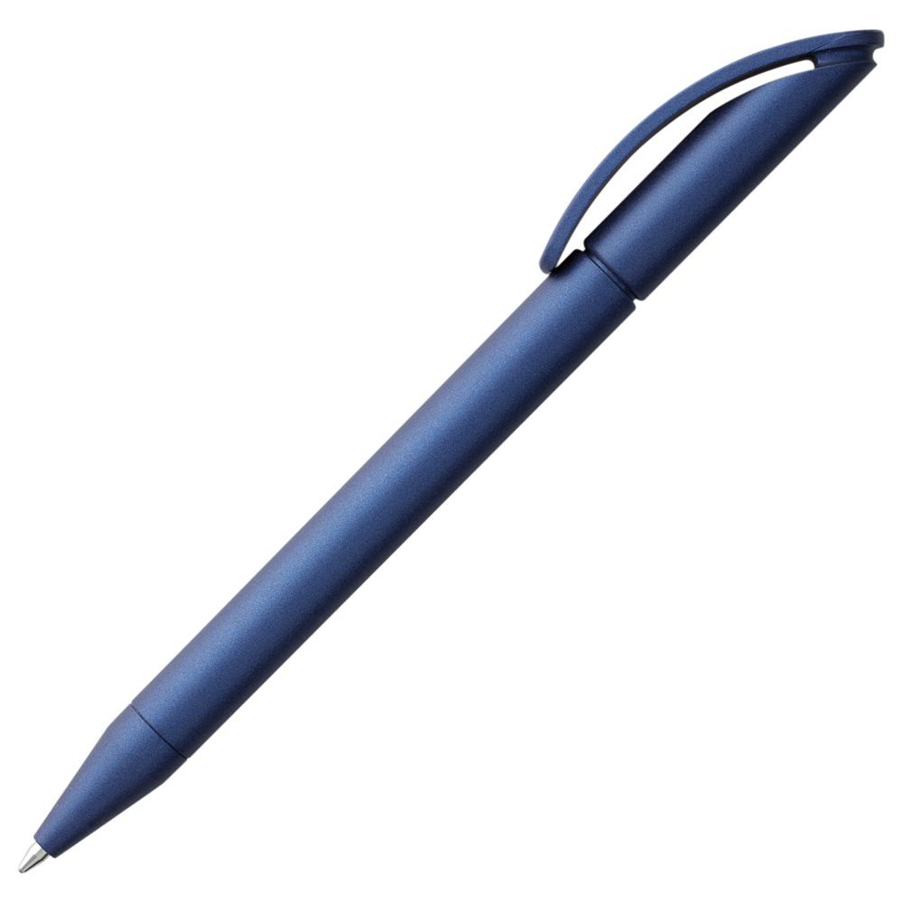 Ручка шариковая Prodir DS3 TVV, синий металлик