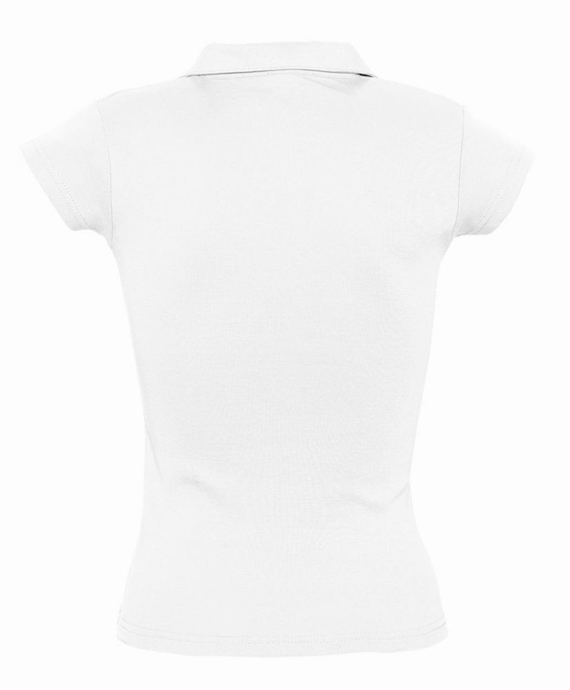 Рубашка поло женская без пуговиц PRETTY 220, белая