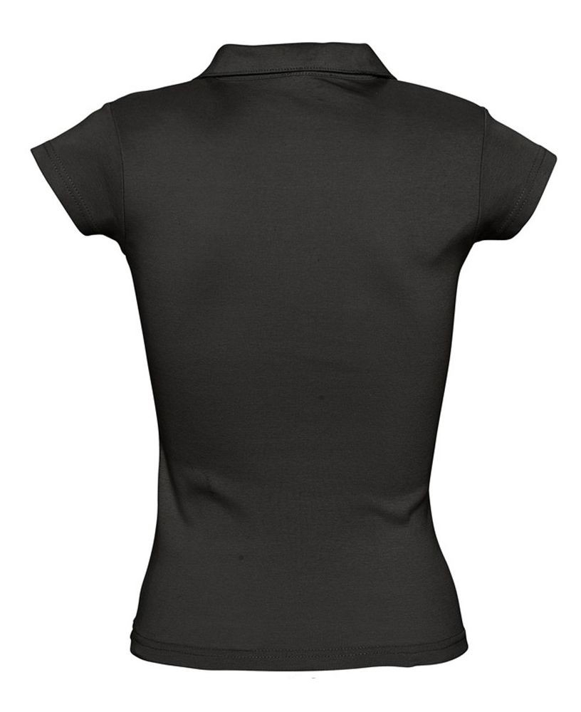 Рубашка поло женская без пуговиц PRETTY 220, черная