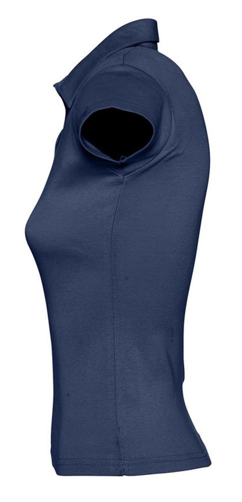Рубашка поло женская без пуговиц PRETTY 220, кобальт (темно-синяя)
