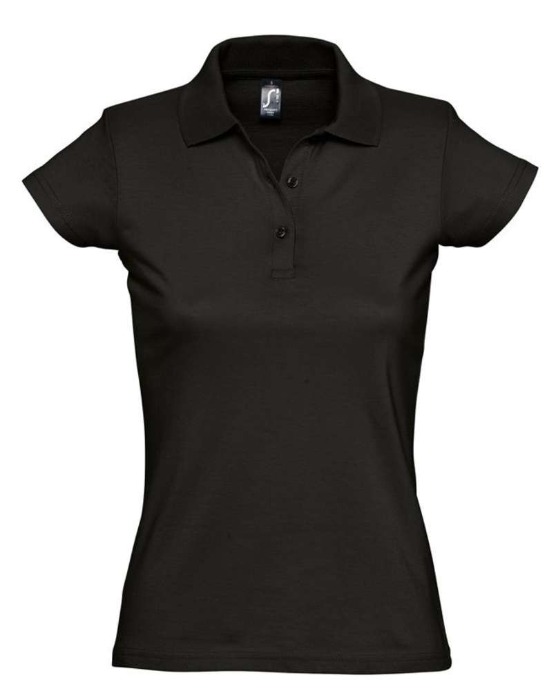 Рубашка поло женская Prescott women 170, черная