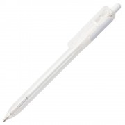 Ручка шариковая Bolide Transparent, белая