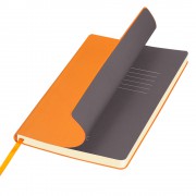 Ежедневник недатированный, Portobello Trend, Sky, 145х210, 256стр, оранжевый (стикер,б/ленты)