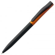 Ручка шариковая Pin Fashion, черно-оранжевая
