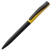 Ручка шариковая Pin Fashion, черно-желтая